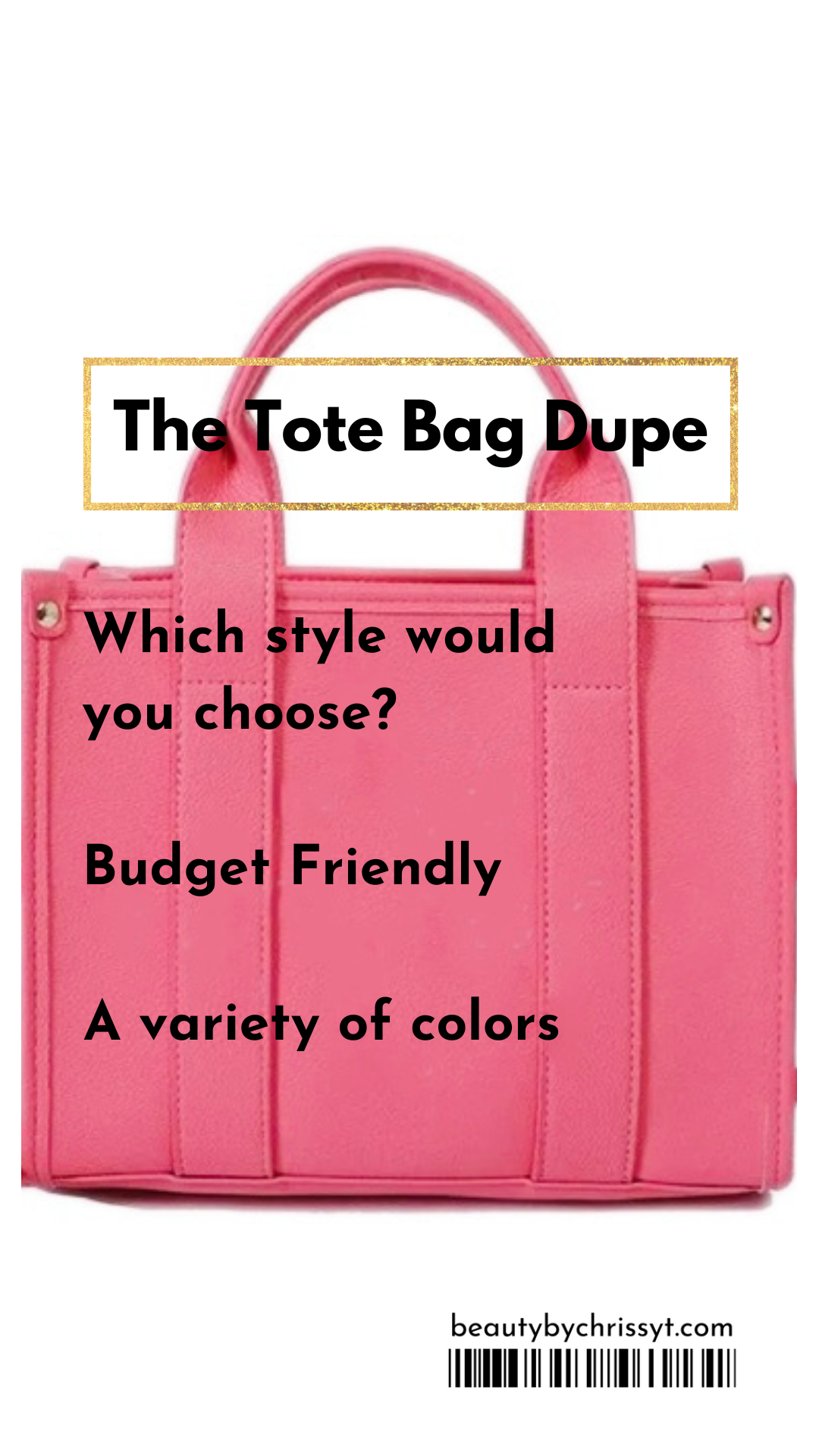 The Tote Bag Dupe | A Stylish & Affordable Handbag